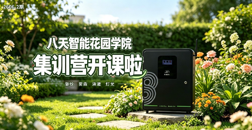 八天智能花园学院2026年第二期全智能花园培训顺利开班 五湖四海学员齐聚 共探智慧园艺新未来
